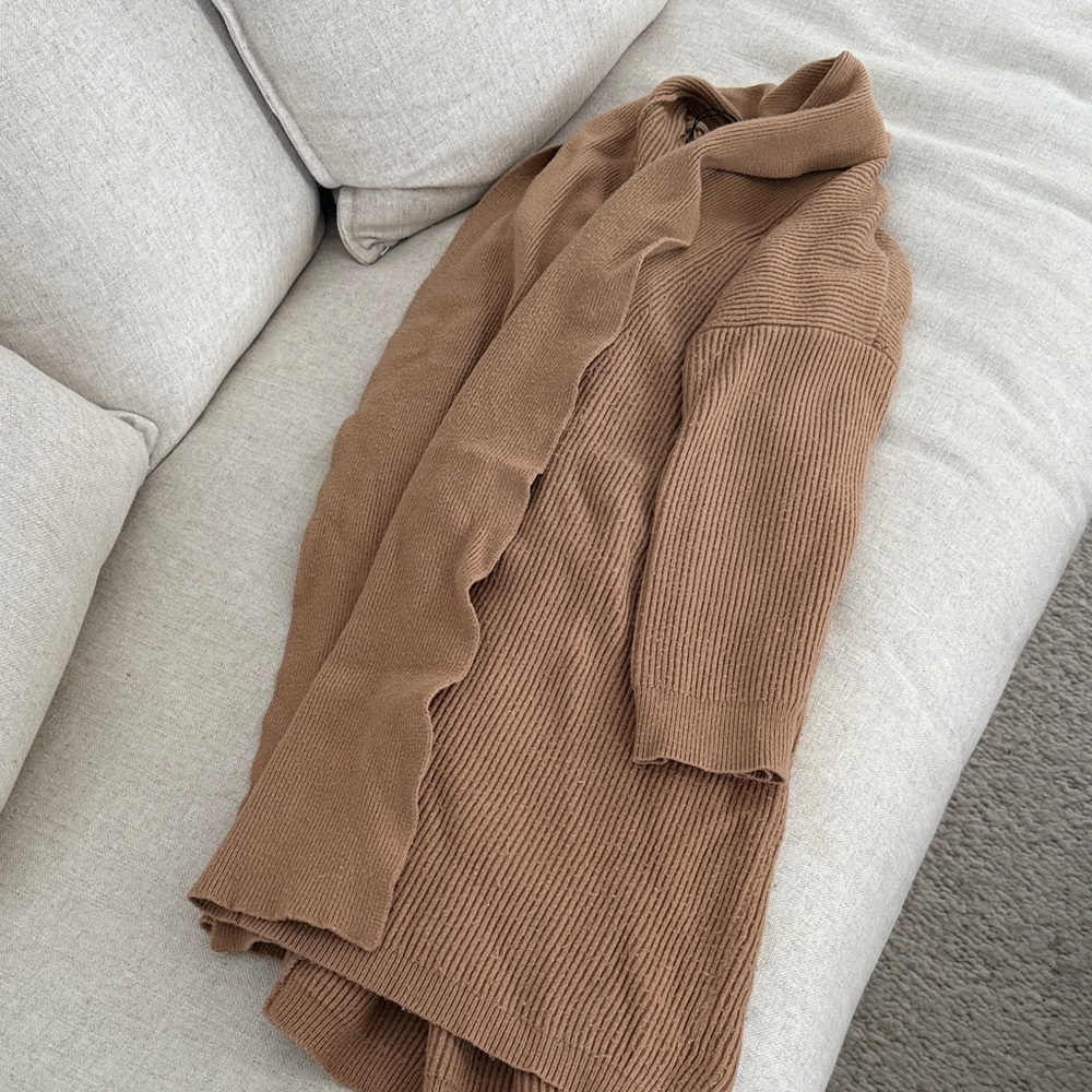 Mango Sweater Robe Coat